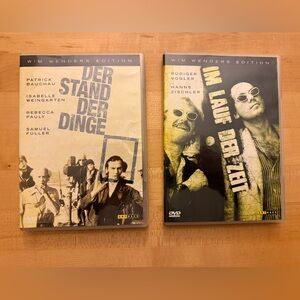 DVDs DER STAND DER DINGE & IM LAUF DER ZEIT 1982 Wim Wenders German Movie PAL 2